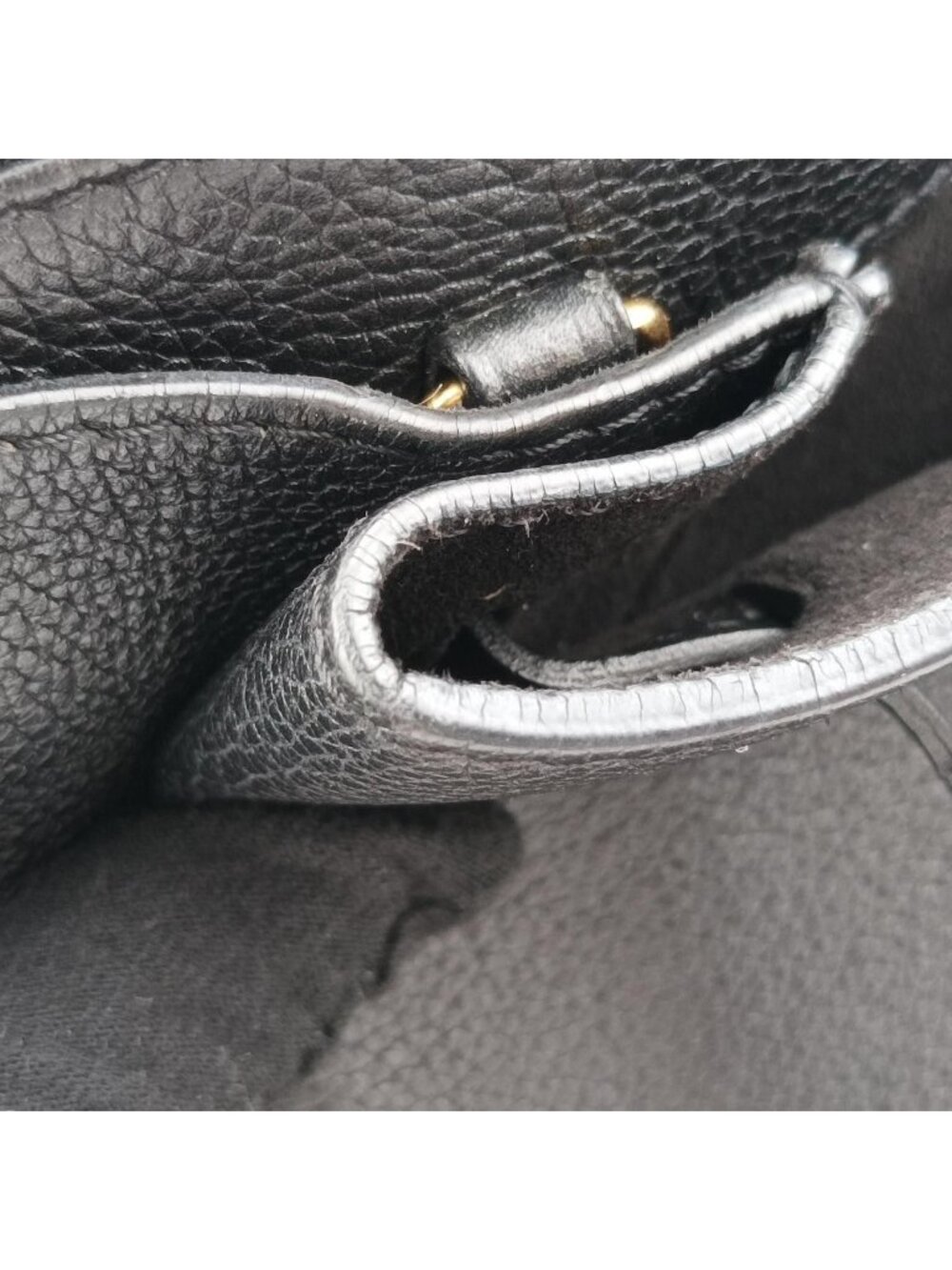 Louis Vuitton Lockme Black Leather Handbag - Picture 15 of 15